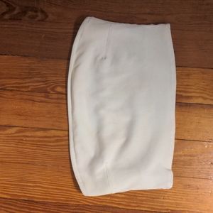 Aerie White ribbed longline bandeau